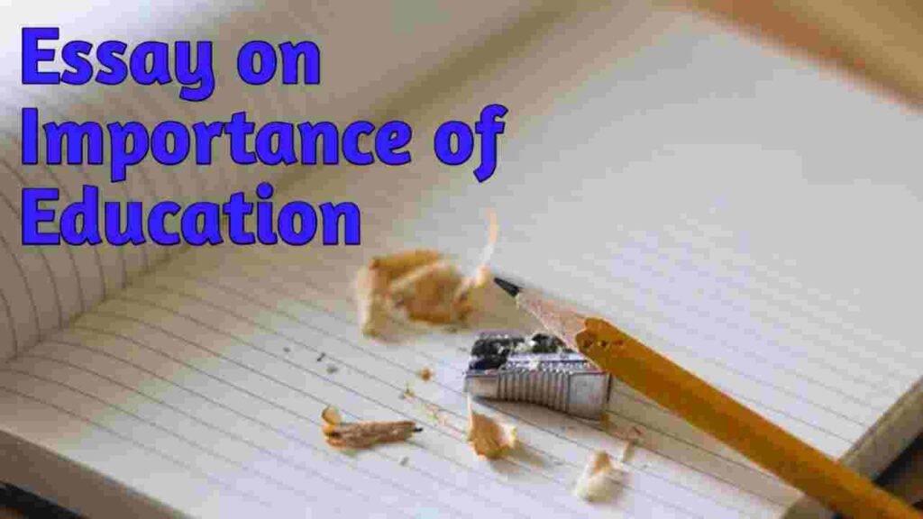 the importance of education essay 500 words