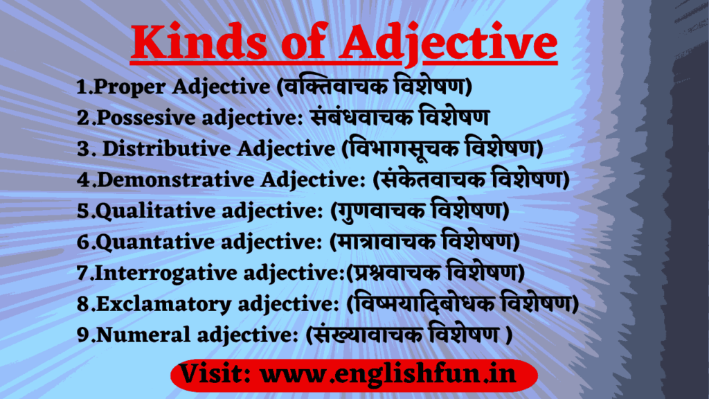 Adjective Meaning In English Speaking